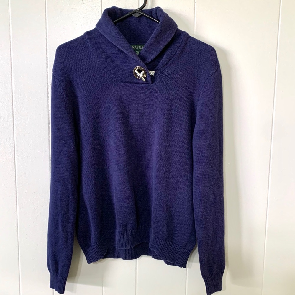 Lauren Ralph Lauren nautical sweater blue XL